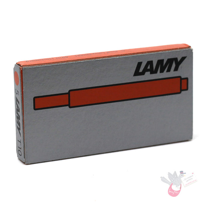 LAMY Cartridge Refill T10 pack of 5 - Copper Orange