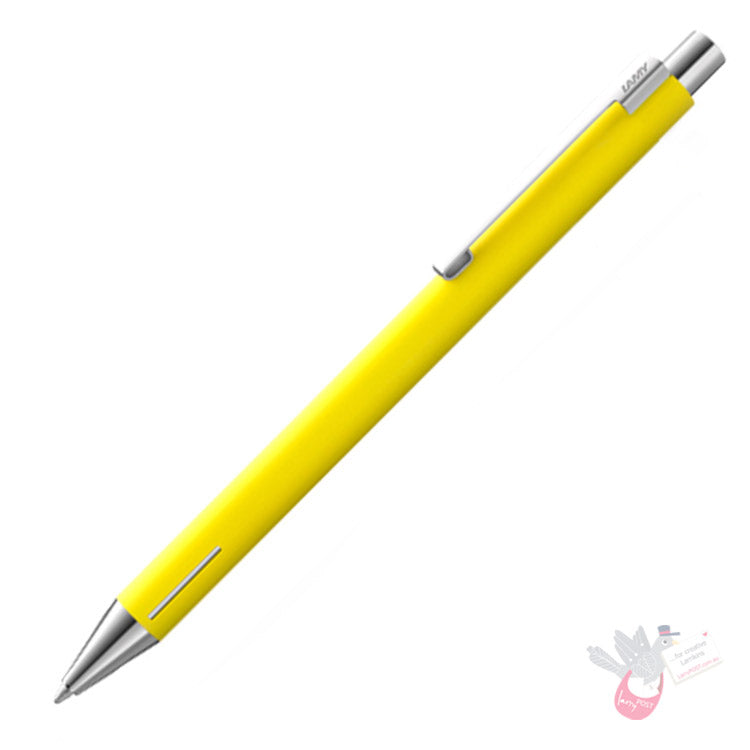LAMY Econ Ballpoint Pen - Stainless Steel - Citron (Limited Edition)