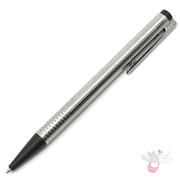 LAMY Logo Ballpoint Pen - Polished Stainless Steel / Matt Black Tip