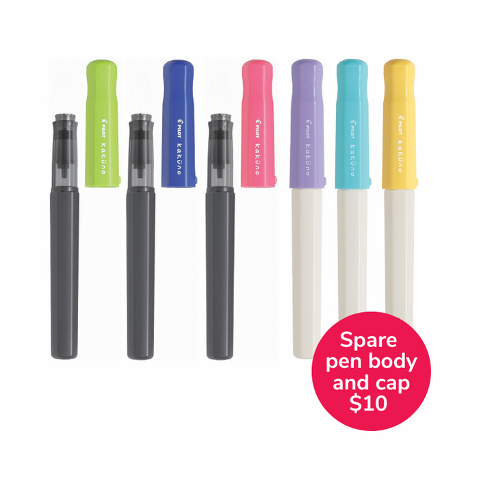 PILOT Kakuno Spare Parts - Barrel and Cap