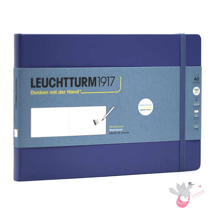 LEUCHTTURM1917 Sketchbook - Landscape (A5) - Denim