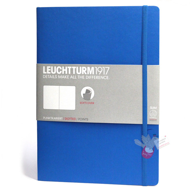 LEUCHTTURM1917 Composition Notebook Soft Cover - B5 - Dotted - Azure Blue