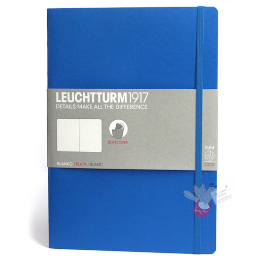 LEUCHTTURM1917 Composition Notebook Soft Cover - B5 - Plain - Azure