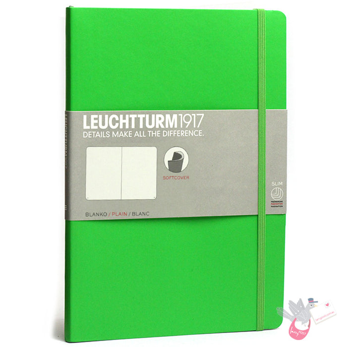 LEUCHTTURM1917 Composition Notebook Soft Cover - B5 - Plain - Fresh Green
