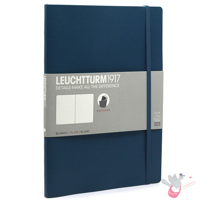LEUCHTTURM1917 Composition Notebook Soft Cover - B5 - Plain - Pacific Green