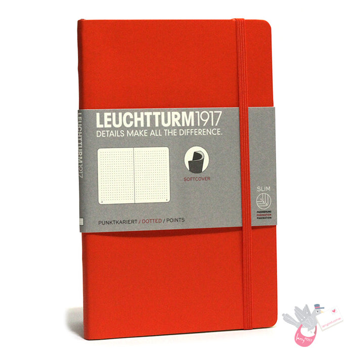 LEUCHTTURM1917 Composition Notebook Soft Cover - B6 - Dotted - Orange