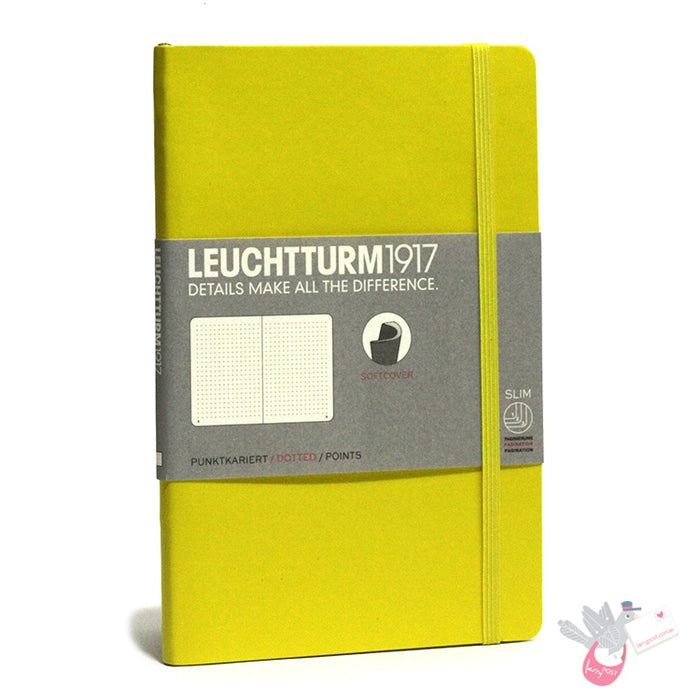 LEUCHTTURM1917 Composition Notebook Soft Cover - B6 - Dotted - Lemon Yellow