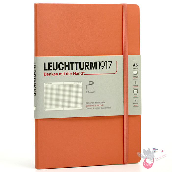 LEUCHTTURM1917 Soft Cover - Medium (A5) - Squared - Bellini