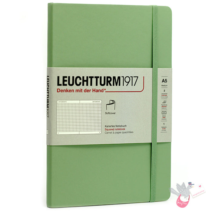 LEUCHTTURM1917 Soft Cover - Medium (A5) - Squared - Sage