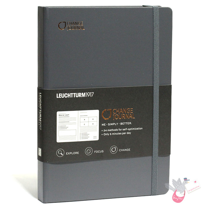 LEUCHTTURM1917 Change Journal - Hard Cover - Medium A5 - Anthracite