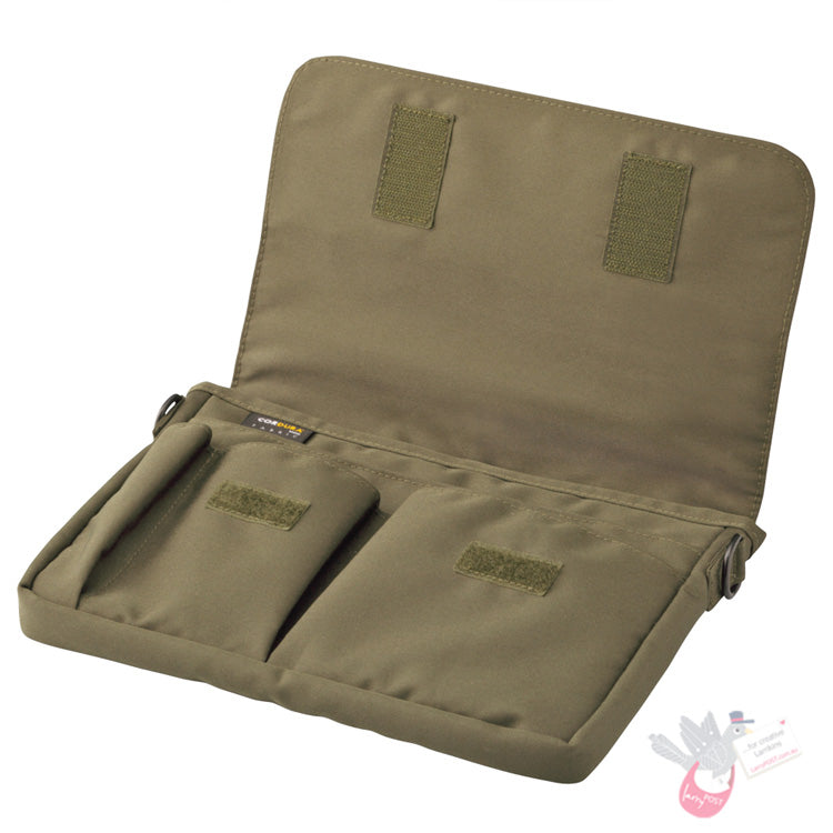 LIHIT LAB - Smart Fit Carrying Pouch A5 - Orange (includes shoulder strap)