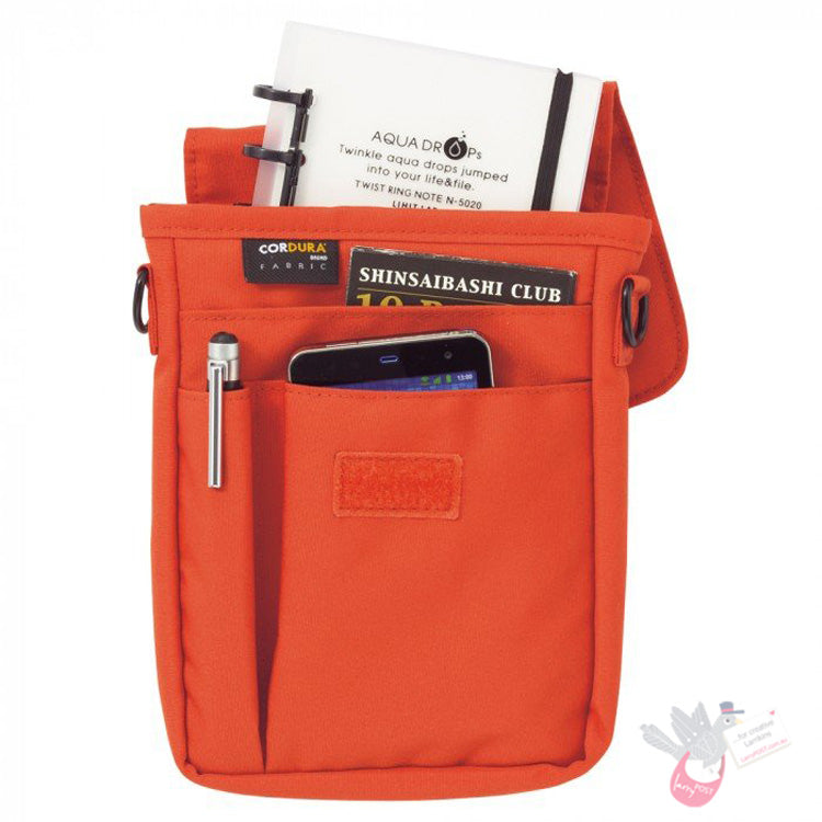 LIHIT LAB - Smart Fit Carrying Pouch A6 - Navy (includes shoulder strap)