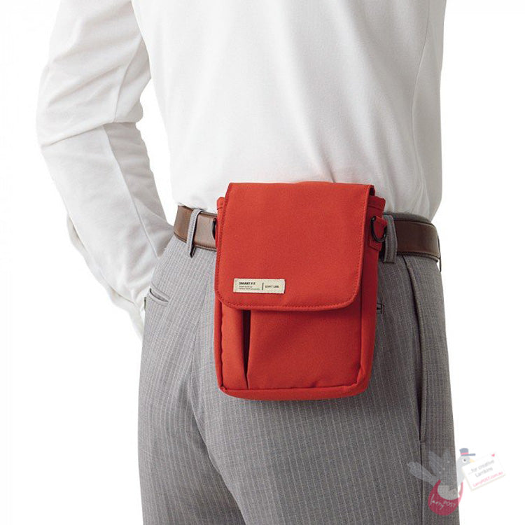 LIHIT LAB - Smart Fit Carrying Pouch A6 - Navy (includes shoulder strap)