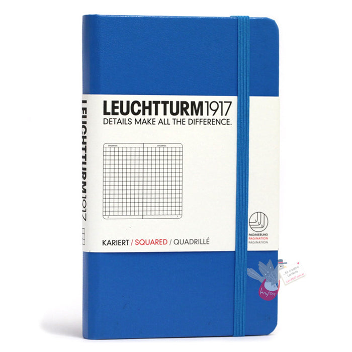 LEUCHTTURM1917 Classic Hard Cover (A6) - Squared / Grid - Azure Blue