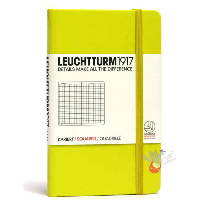 LEUCHTTURM1917 Classic Hard Cover (A6) - Squared / Grid - Lemon Yellow