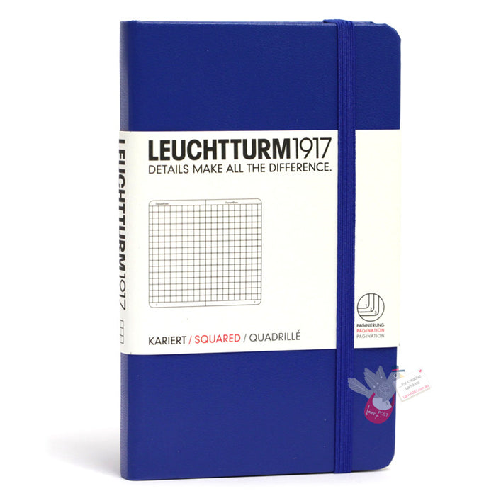 LEUCHTTURM1917 Classic Hard Cover - Pocket (A6) - Squared / Grid - Royal Blue
