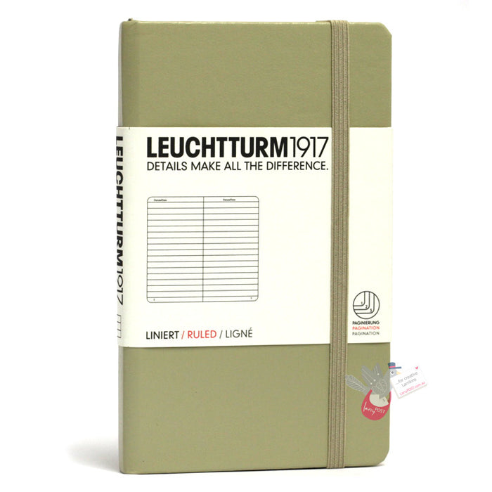 LEUCHTTURM1917 Classic Hard Cover - Pocket (A6) - Ruled - Sand