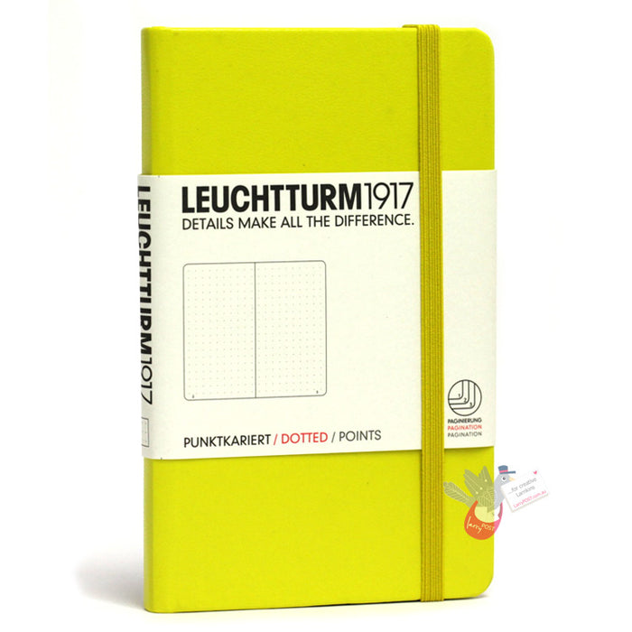 LEUCHTTURM1917 Classic Hard Cover - Pocket (A6) - Dotted - Lemon Yellow