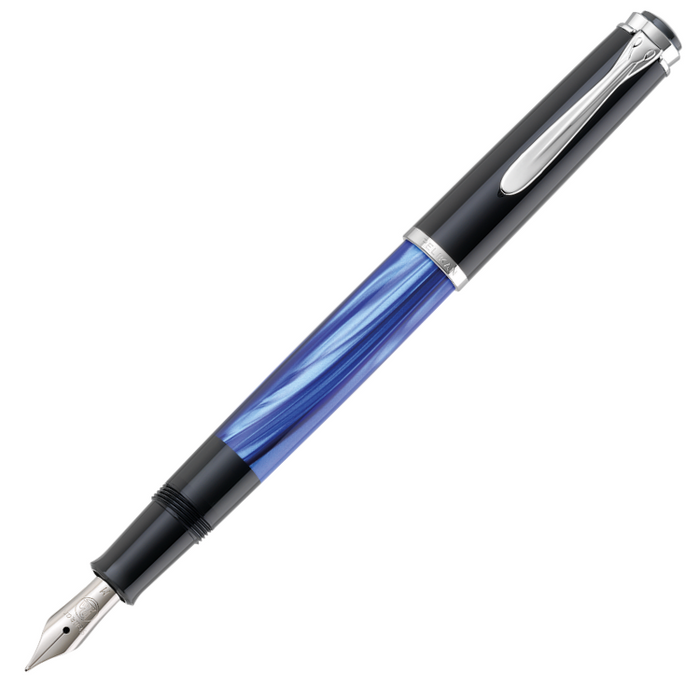 PELIKAN Classic M205 Fountain Pen - Blue Marbled