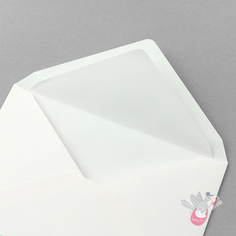 MIDORI - MD Paper Cotton - Double Envelope - Cream - Pack of 8