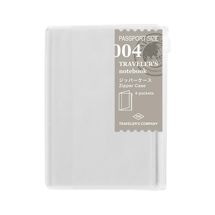 Traveler's Company - Inserts - Passport Size - 004 PVC Clear Zipper Case