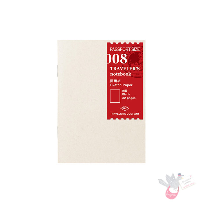 Traveler's Company - Inserts - Passport Size - 008 Sketch