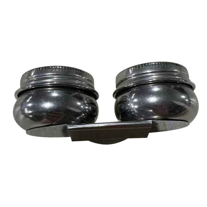 NAM Double Dipper Cup (with screw lids) - Stainless Steel