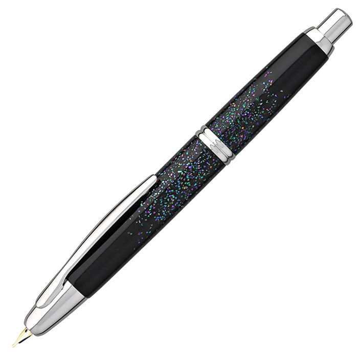 NAMIKI Capless Raden (Vanishing Point) Fountain Pen (18ct Namiki gold Nib & Con-40) - Galaxy - Fine Nib