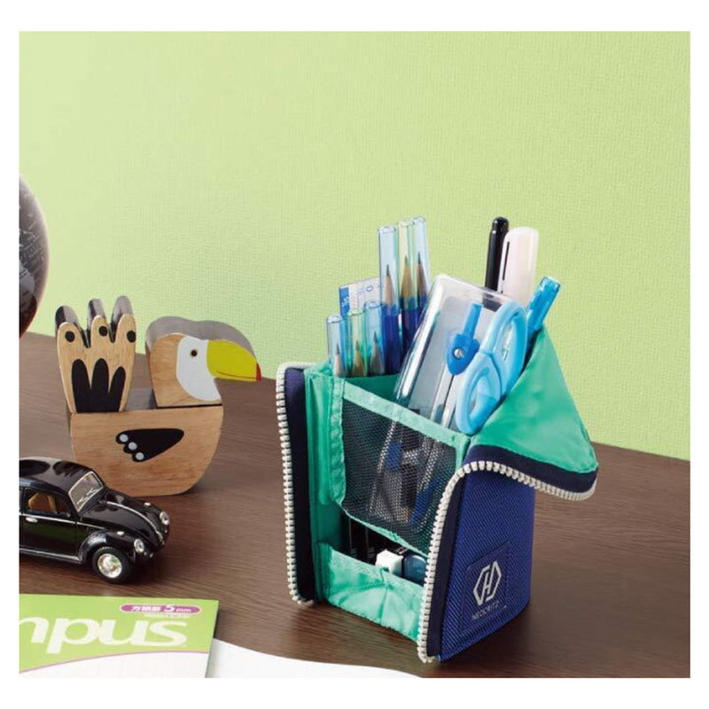 KOKUYO Neocritz Highlu - Stand Up Pencil Case - Blue