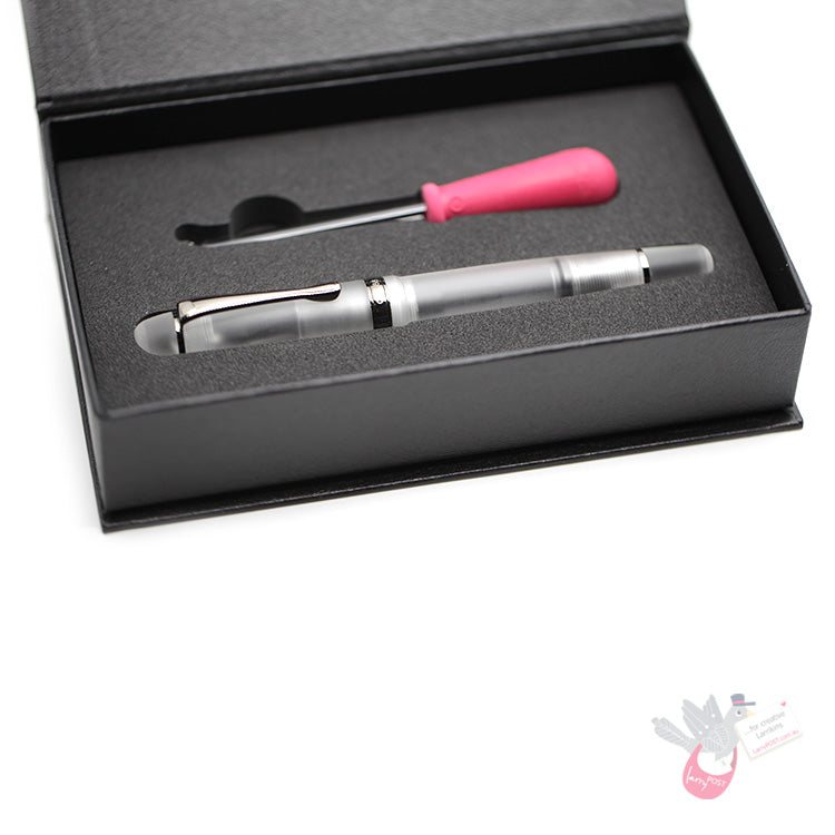 OPUS 88 Fountain Pen - Holiday Jazz (Translucent) - Extra Fine Black Nib