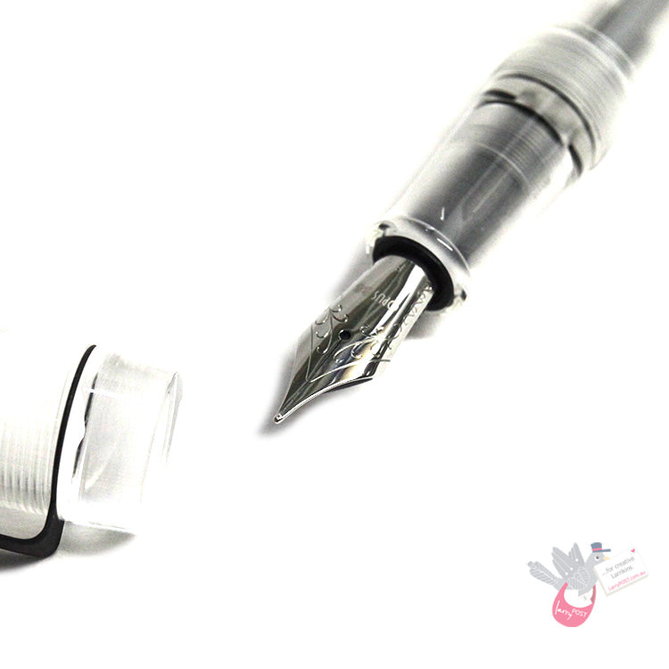 OPUS 88 Demonstrator Fountain Pen - Clear - Extra Fine Nib