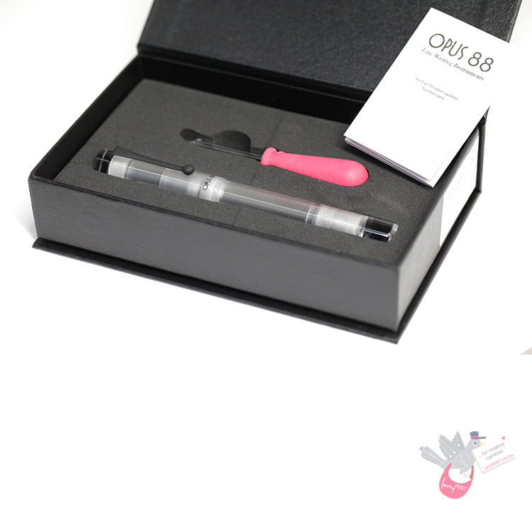 OPUS 88 Demonstrator Fountain Pen - Clear - Extra Fine Nib