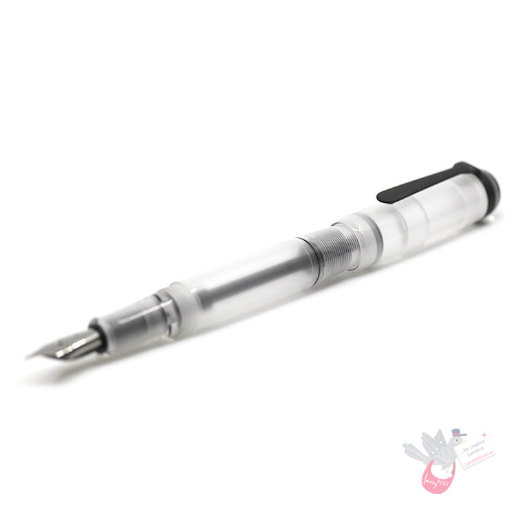 OPUS 88 OMAR Fountain Pen - Demonstrator (Clear) - 1.5mm Italic (stub) Nib