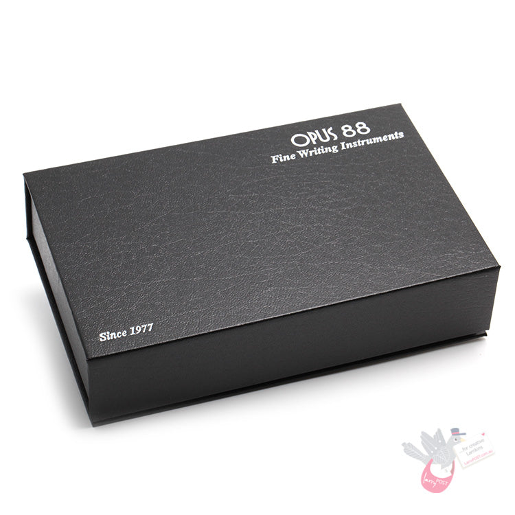 OPUS 88 Shell Fountain Pen - Stripe - Medium Nib