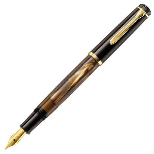 PELIKAN Classic M200 Fountain Pen - Brown (Marbled) - Medium