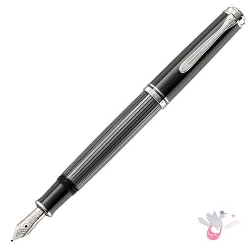 PELIKAN Souverän M605 Stresemann Fountain Pen - Anthracite/Palladium Trim
