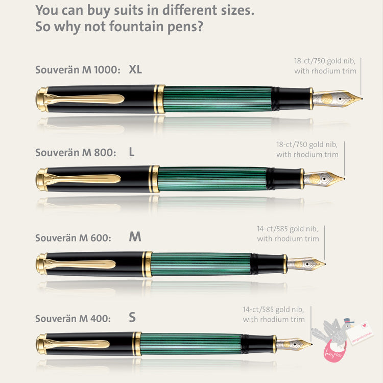 PELIKAN Souveran M600 Fountain Pen - Black/Blue
