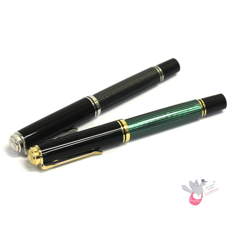 PELIKAN Souveran M805 Stresemann Fountain Pen - Anthracite/Palladium Trim