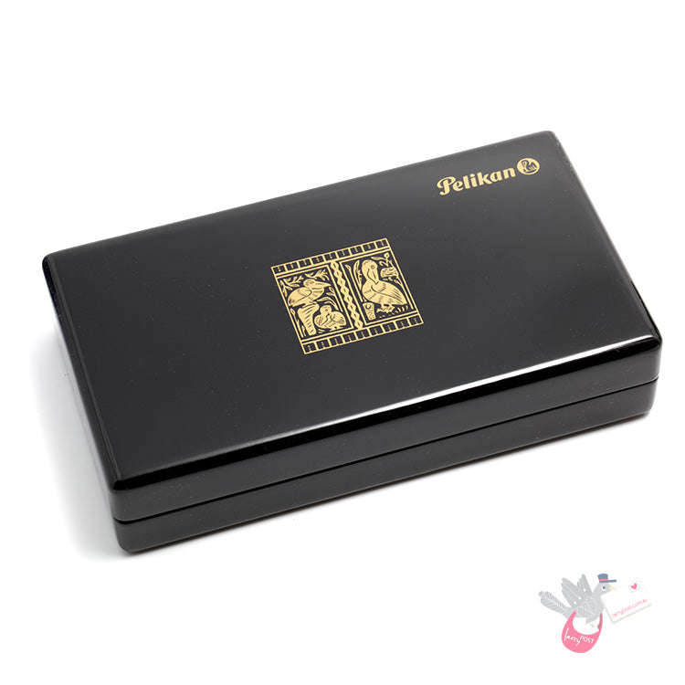 PELIKAN Toledo M700 (18K nib, 925 Silver Sleeve) Fountain Pen - Black