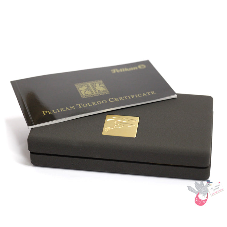 PELIKAN Toledo M700 (18K nib, 925 Silver Sleeve) Fountain Pen - Black