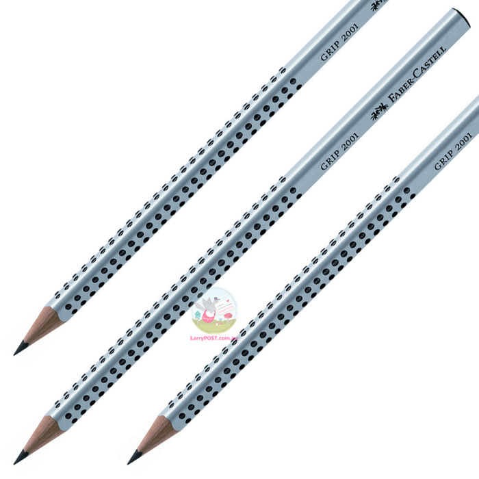 FABER-CASTELL Grip Pencil - 3 Pack - HB