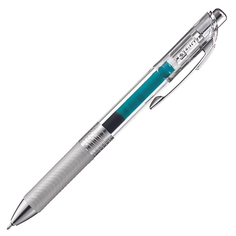 PENTEL Energel Infree Retractable (BLPN75TL) - Metal Tip 0.5mm - Turquoise