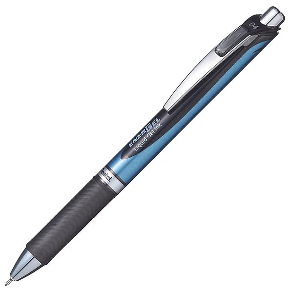 PENTEL Permanent Energel Retractable Metal Tip 0.5mm Blue