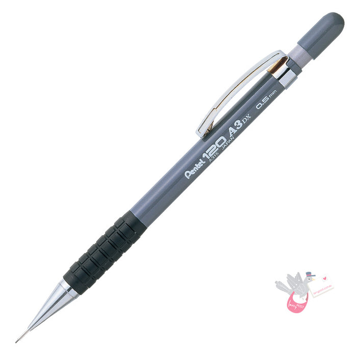PENTEL 120 A3 DX Drafting Pencil - Grey - 0.5mm
