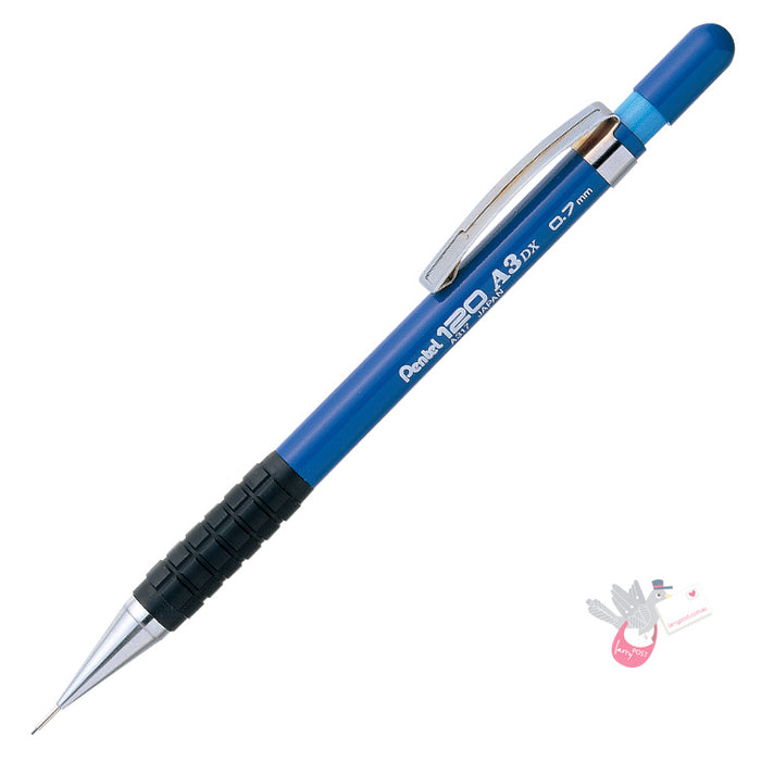 PENTEL 120 A3 DX Drafting Pencil - Blue - 0.7mm
