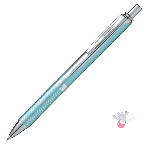PENTEL Energel Retractable Gel Pen - Aquamarine Barrel - 0.7mm - Metal Gift Box