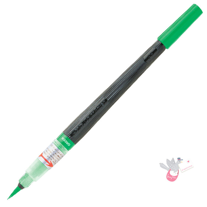 PENTEL Colour Brush Pen - Green