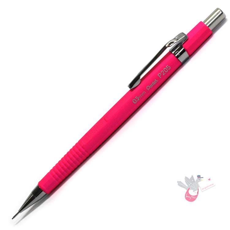PENTEL Mechanical Drafting Pencil (P205) - Fluro Pink - 0.5mm