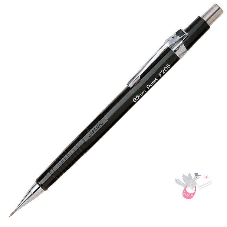 PENTEL Mechanical Drafting Pencil (P205) - Black - 0.5mm