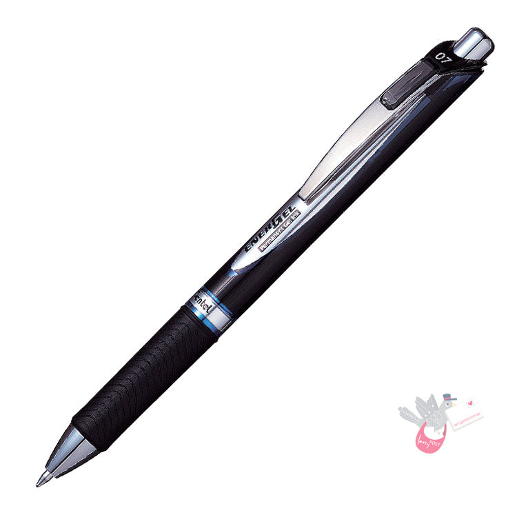 PENTEL Permanent Energel Retractable Metal Tip 0.7mm Blue
